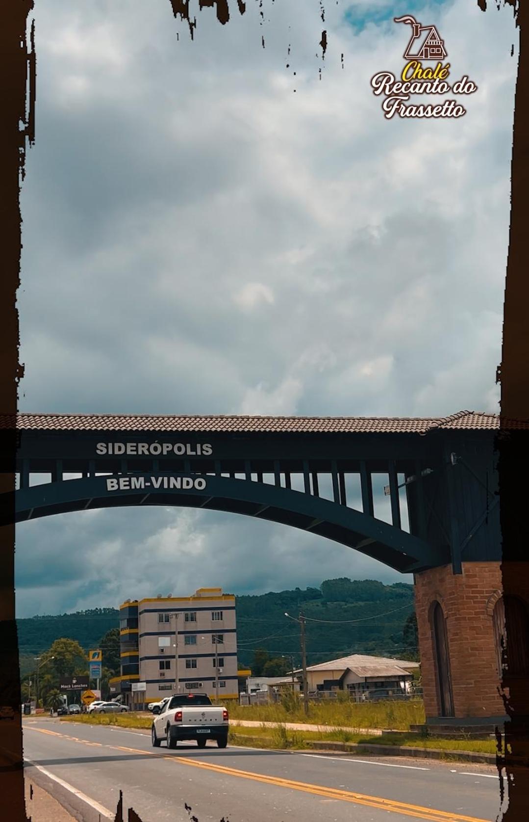 Chale Recanto Do Frassetto Sideropolis Bagian luar foto